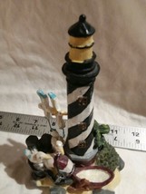 NAUTICA LIGHTHOUSE FIGURINE BY LINCOLNSHIRE, IN BOX - $4.75