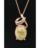 Karis Gemstone Pendant &amp; 17.5&quot; Chain Necklace - €27,98 EUR