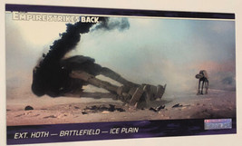 Empire Strikes Back Widevision Trading Card 1995 #37 Hoth Battlefield - £1.94 GBP