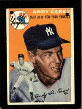 1954 Topps #105 Andy Carey Fair (Hole) Yankees *X13470 - £2.31 GBP