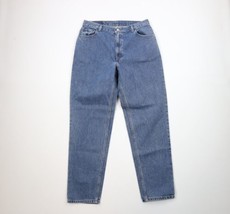 Vintage 90s Levis 550 Mens 32x32 Faded Relaxed Fit Tapered Leg Denim Jeans Blue - £53.57 GBP