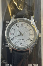 Quality Men&#39;s Wristwatch With Black Faux Leather By Eiger (BRAND NEW) - £13.80 GBP