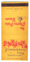 Forbidden City Restaurant - Puyallup, Washington 30 Strike Matchbook Cover WA - $1.75