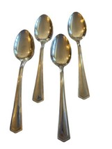 Set of 4 SILCO Stainless 6” Spoon by International Silver INS57 USA- 18-8 - £11.69 GBP