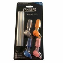 Camelbak KIDS Eddy + Replacement 2 Straws &amp; 4 Multicolor Valve Set NEW - £10.25 GBP