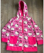 Hello Kitty By Sanrio X Western Chief Kids Hello Kitty Pink RainCoat Size 6 - £6.68 GBP