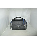 Michael Kors Bristol MD Top-Handle Logo Leather Satchel $348 Black- Pewt... - $148.92 CAD