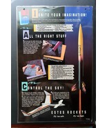 Vtg Estes Rockets Store Display Hobby Shop Advertising Man Cave Laminate... - $936.27 MXN
