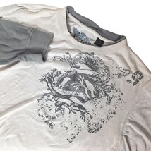Counter Intelligence T Shirt XL Thermal Perched Ravens Crown Grunge Punk - $49.50