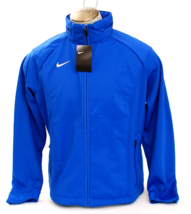 Nike Therma Sphere Blue Zip Front Hidden Hood Jacket Men&#39;s Size Medium M - $197.99