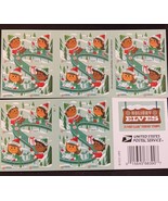 Mint U.S.A. Holiday Elves booklet of 20v. US stamps 2022 (MNH) - $12.80