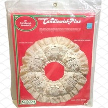 Paragon Candlewick Plus The Christmas Collection 20&quot; Wreath Needlecraft ... - £7.85 GBP