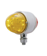 17 LED Watermelon Double Face Light Amber &amp; Red Lens Semi Truck Cab Auxi... - $1,376.53 MXN
