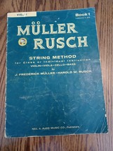 Müller Rusch String Methods Violin Book 1 - £14.90 GBP