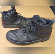 Nike Air Jordan Heritage High Top Shoes Triple Black Mens 11.5 886312 Jump Man - £45.13 GBP