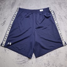 Under Armour Shorts Women L Navy Blue Lightweight Athletic Casual Elastic  - £18.16 GBP