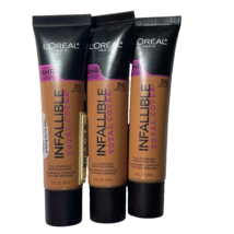 L&#39;Oreal Paris 310 Classic Tan Infallible Total Cover Foundation Set of 3 - £16.84 GBP