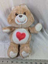 Kenner Care Bears Tenderheart Bear Brown Plush Heart 13 Inch 1983 Stuffe... - £15.90 GBP