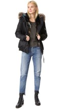 NEW AUTH SAM. Multi Luxe Sloane Bomber Fur Jacket/ Coat $1395 XS Sold Out! - £564.31 GBP