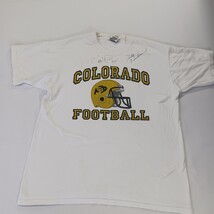 Fruit Of The Loom Colorado Football Men's L White Cotton Short Sleeve T-Shirt image 14