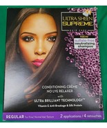 Ultra Sheen Supreme Relaxer Kit Conditioning Creme Application No Lye Re... - €12,17 EUR