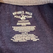 Beverly Hills Polo Club Crewneck Men's Blue Cotton T-Shirt Long Sleeve Size L image 4