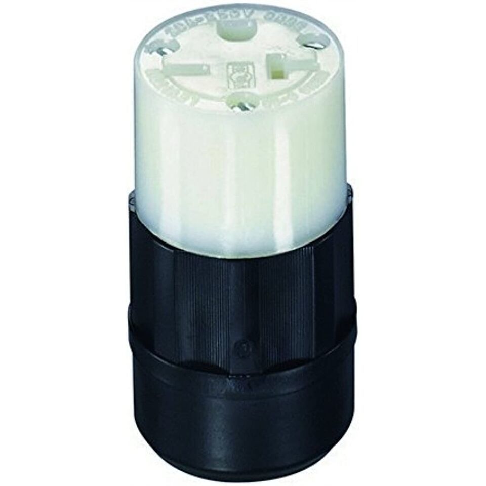 GRNDNG CONN 3WIRE20A BLK by LEVITON MFG. CO. MfrPartNo 05469-00C - $26.39
