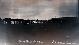 Vintage Negative; Baseball Game In Shanghai, China; Circa 1912 - £29.83 GBP