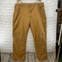 Dickies Pants Mens Sz 42 x 32 Khaki Beige Burnt Yellow - £19.45 GBP