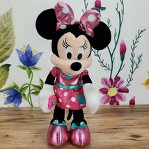 15&quot; Disney Minnie Mouse Plush Walk and Play Missing Dog Sings Tested Works - £8.92 GBP