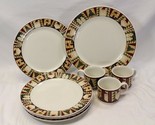 Sakura Christmas Patch Plates Cups Crop Platter Lot of 8  Xmas - €25,27 EUR