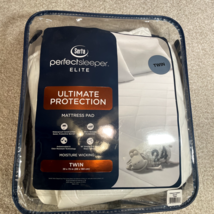 New Serta Perfect Sleeper Elite Ultimate Protection Waterproof Twin Mattress Pad - £15.31 GBP