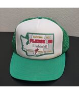 Vintage USPS Barcode All Mail Initiative Green Mesh Trucker Snapback Hat... - $64.34 CAD