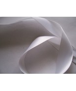 30 yds 1 1/2&quot; WIDTH WHITE DBL FACED SATIN RIBBON TRIM JACKETS, CRAFTS - £10.10 GBP