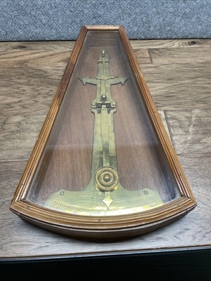 Vintage Ship Inclinometer / Clinometer Dual Pendulum Solid Brass 22” tal... - $79.20