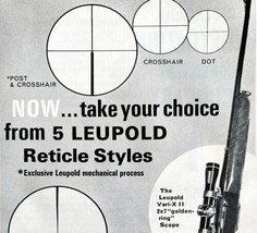 Leupold Scopes And Mounts Vari-X 1964 Advertisement Hunting Vintage DWEE15 - £15.61 GBP