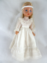 Vintage 1977 8” Tall Ginny Vogue Doll Bride w Shoes &amp; undergarments Hong... - $12.46