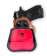 Fits Beretta Storm PX4 Com 3.2”BBL Leather Paddle Holster Open Top #1525# RH image 6