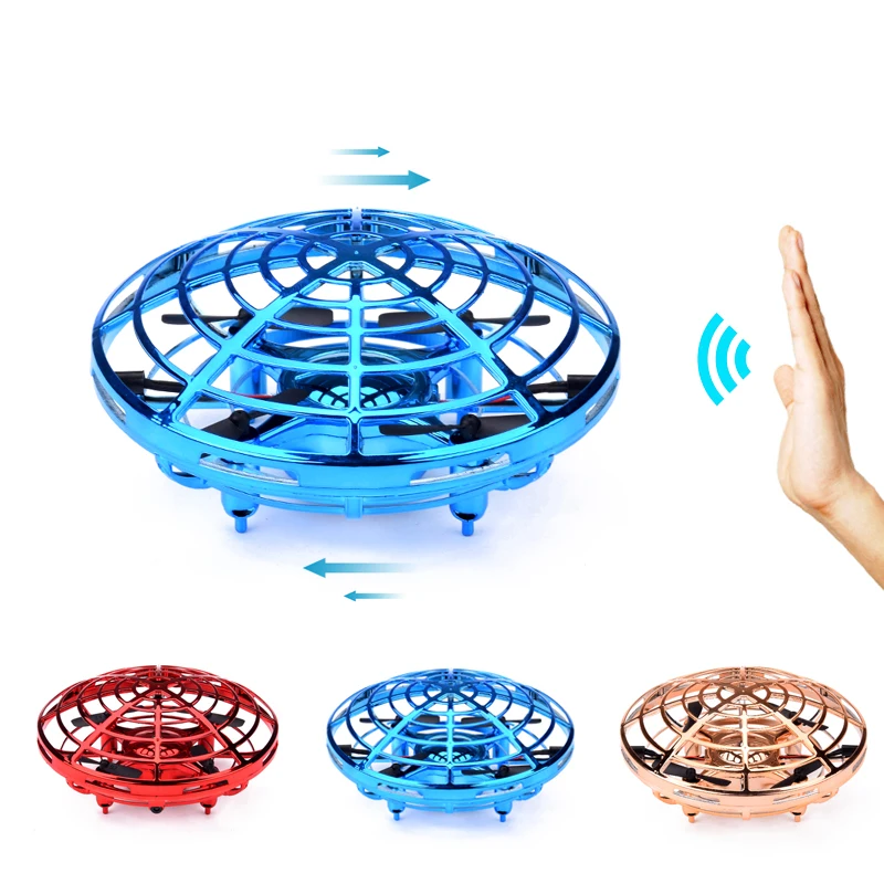 Mini Drone Fly Helicopter UFO Drone RC Drone Infraed Induction Aircraft - $27.95
