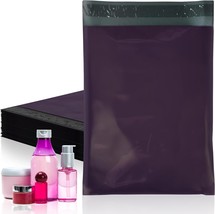 100 Dark Purple Poly Mailers 12 x 15.5 Peel and Seal Poly Shipping Bags - £13.13 GBP