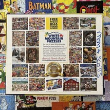 White Mountan 1000 Puzzle Saturday Morning Cartoons Charlie Girard Complete - $24.49