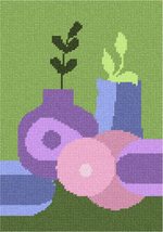 Pepita Needlepoint Canvas: Beginner Abstract Art, 7&quot; x 10&quot; - £39.50 GBP+