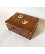 Personalized Wooden Pet Urn | Handmade Remembrance Box for Beloved Pets ... - £37.82 GBP