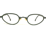 Vintage La Eyeworks Gafas Monturas BIG MINI 418 Verde Redondo 43-25-135 - $69.98