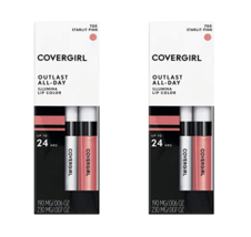 (2-Pack) COVERGIRL Outlast Illumia All-Day Moisturizing Lip Color, 700 Starlit P - £7.86 GBP