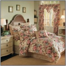 CROSCILL Floral Garden Stripe 2-PC Square and Tasseled Pillows - £36.38 GBP
