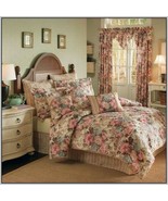 CROSCILL Floral Garden Stripe 2-PC Square and Breakfast Pillows - £36.85 GBP