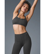 ALO Yoga Pinstripe Jacquard Captivate Bra Size Small - $39.59