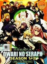 Owari no Seraph Season 1 &amp; 2 ( Eps : 1 to 24 end + OVA) DVD with English Dubbed - £23.73 GBP