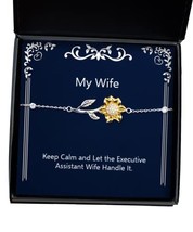 Funny Wife, Keep Calm and Let The Executive Assistant Wife Handle It, Joke Holid - £39.07 GBP